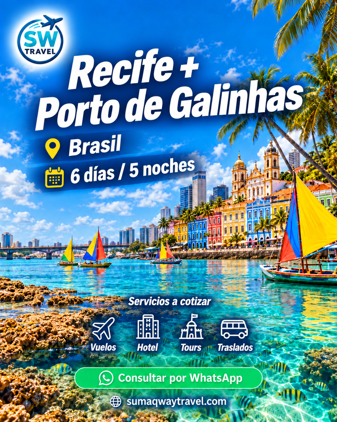 Recife + Porto de Galinhas