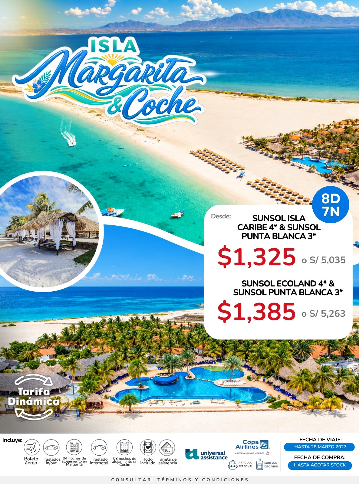 Isla Margarita y Coche