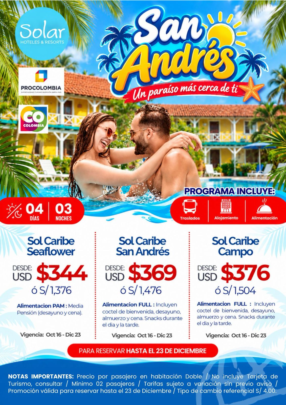 San Andrés · Sol Caribe