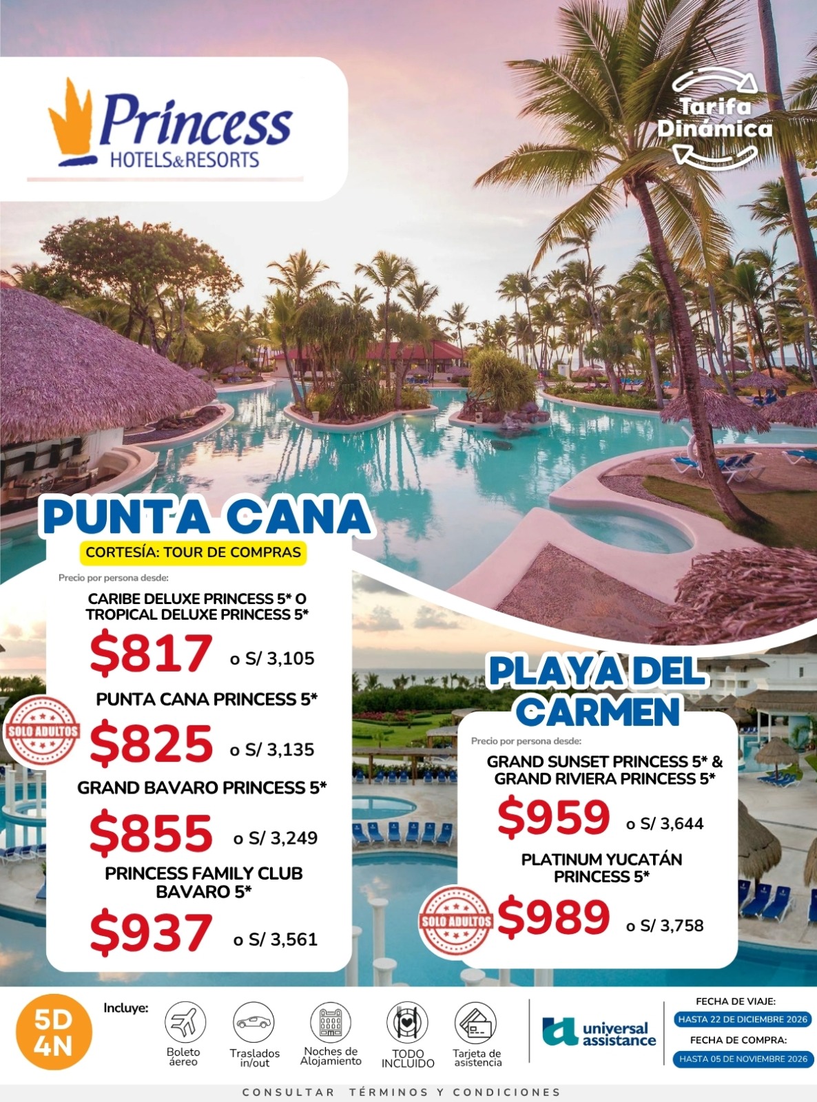 Princess · Punta Cana y Riviera Maya