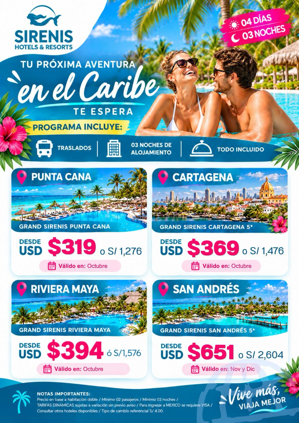 Sirenis · Caribe