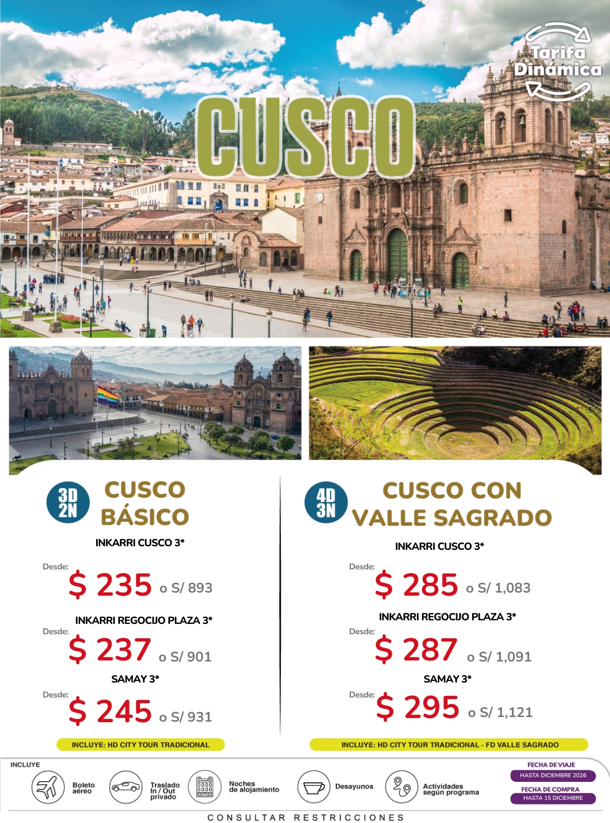 Cusco · básico y Valle Sagrado