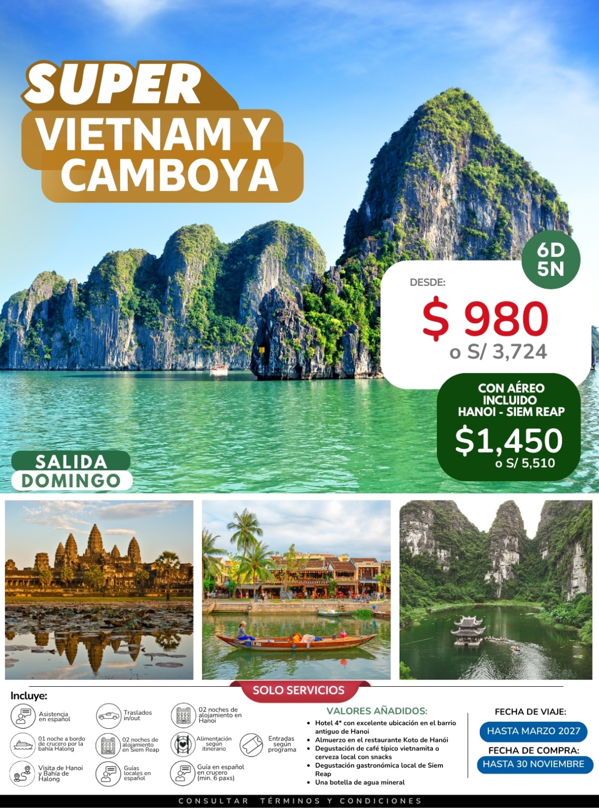 Vietnam y Camboya