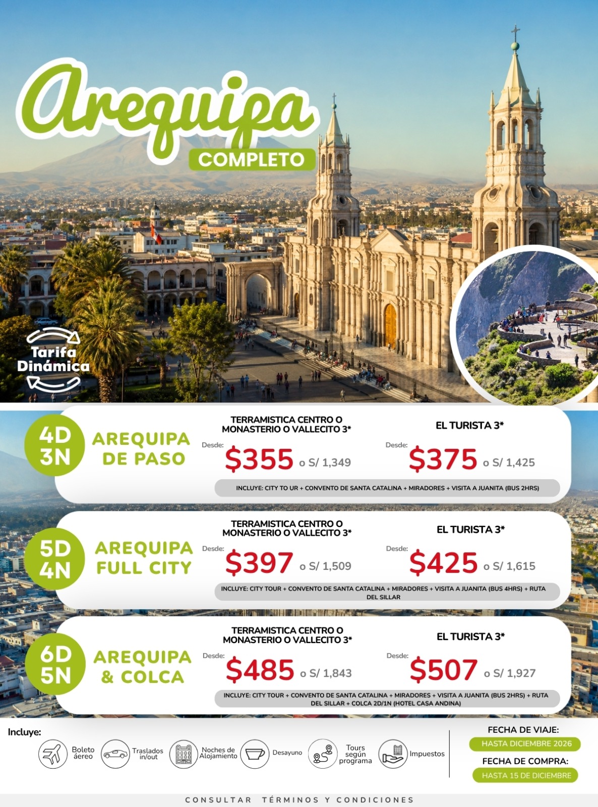 Arequipa y Colca