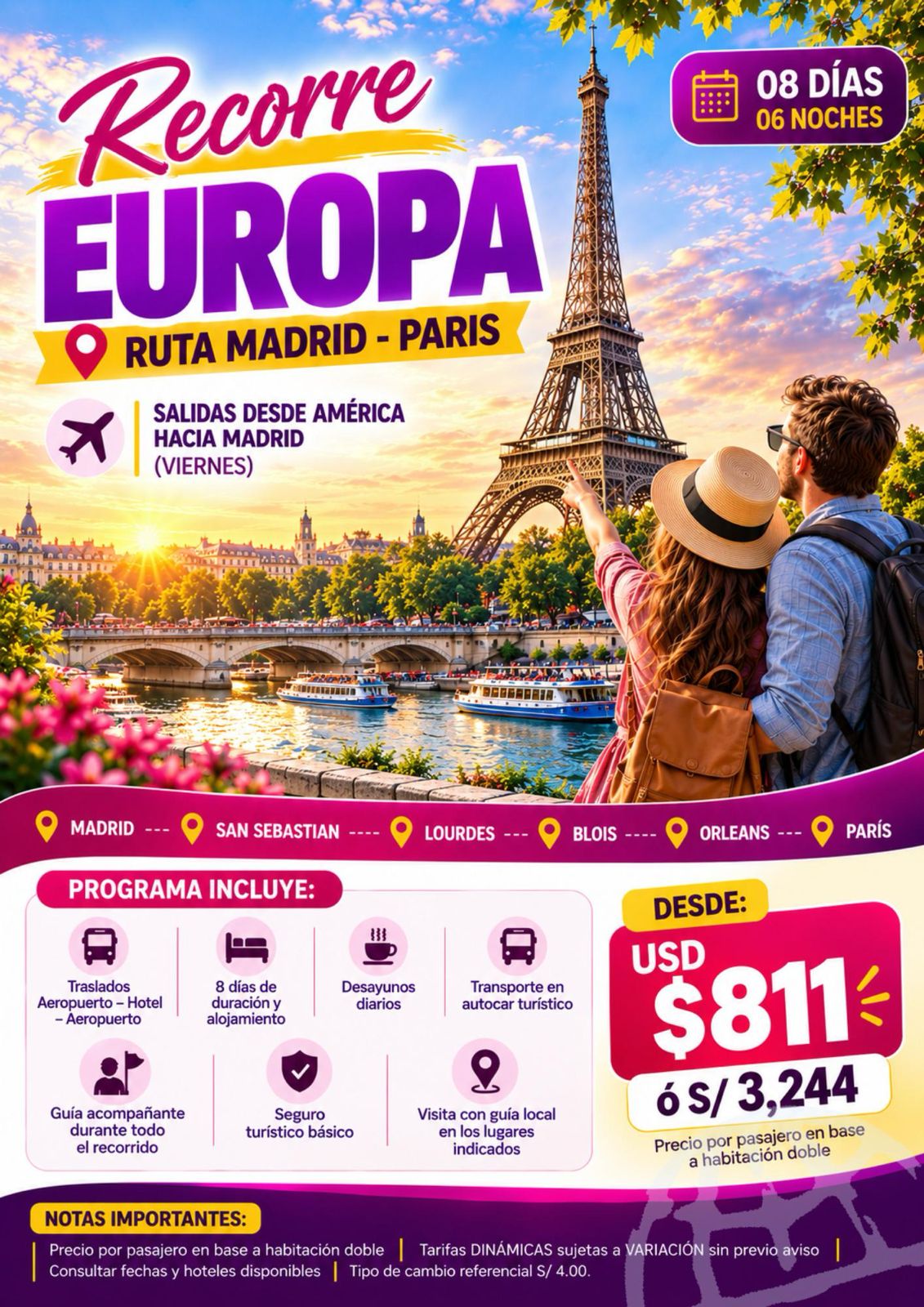 Europa · Madrid y París