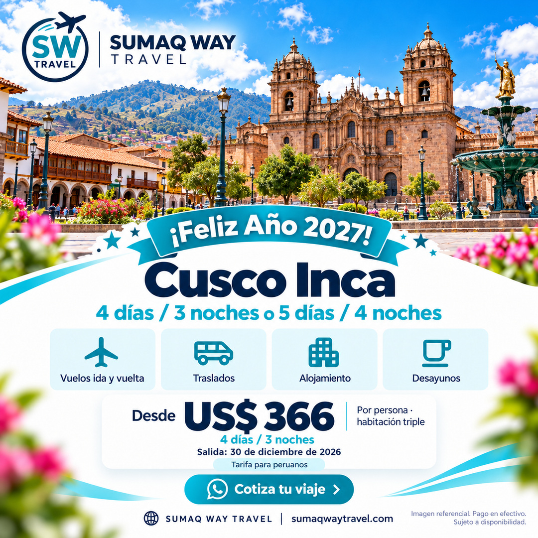 Cusco inca ano nuevo 2027