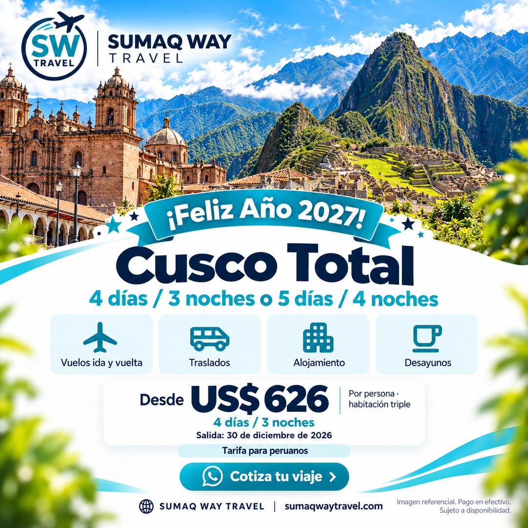 Cusco total ano nuevo 2027