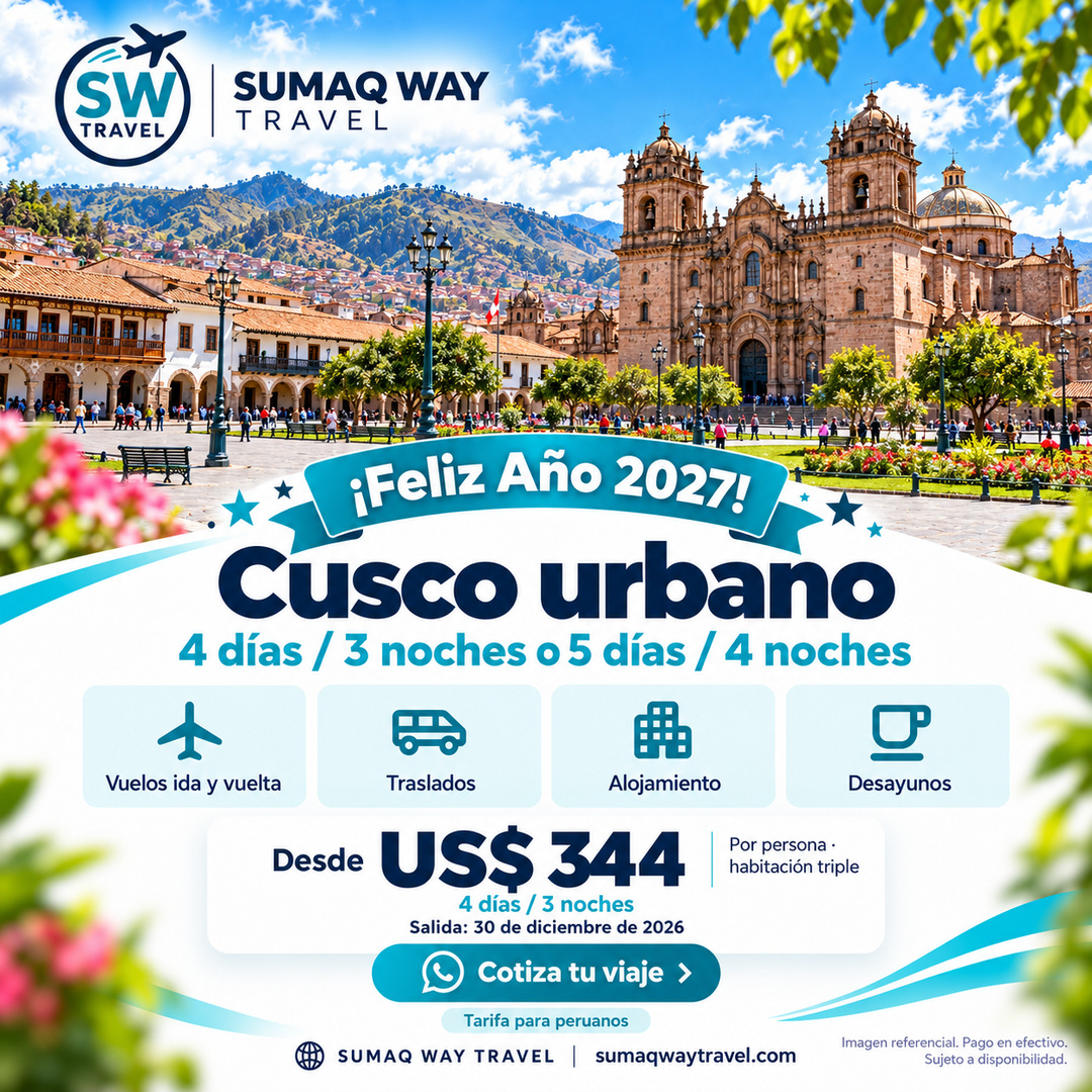 Cusco urbano ano nuevo 2027