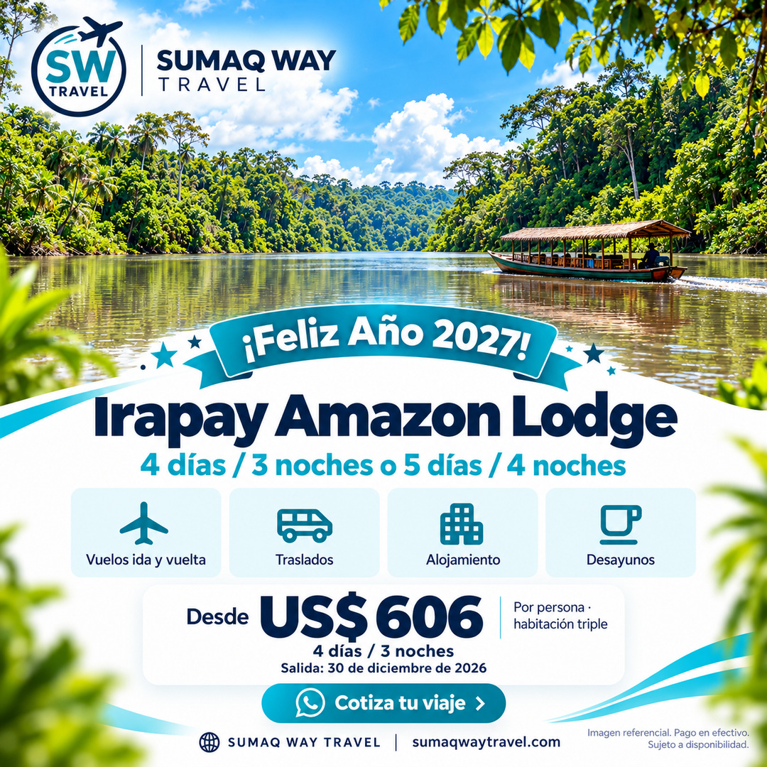 Irapay amazon lodge ano nuevo 2027