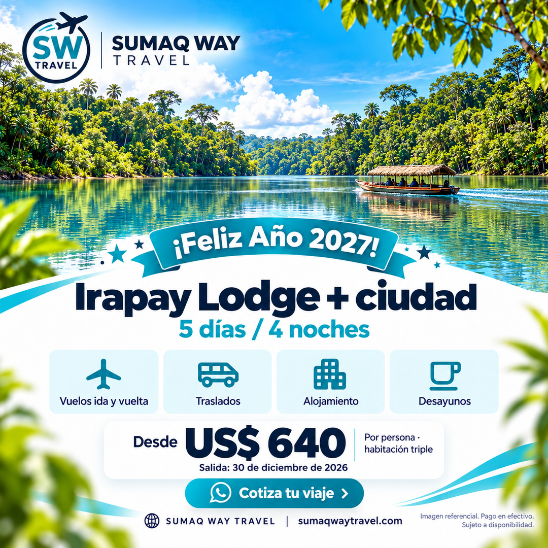 Irapay lodge ciudad ano nuevo 2027