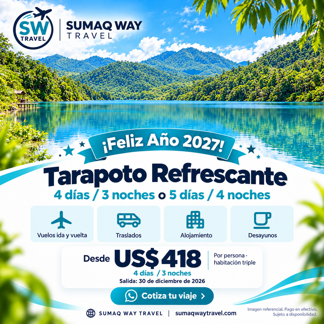 Tarapoto refrescante ano nuevo 2027