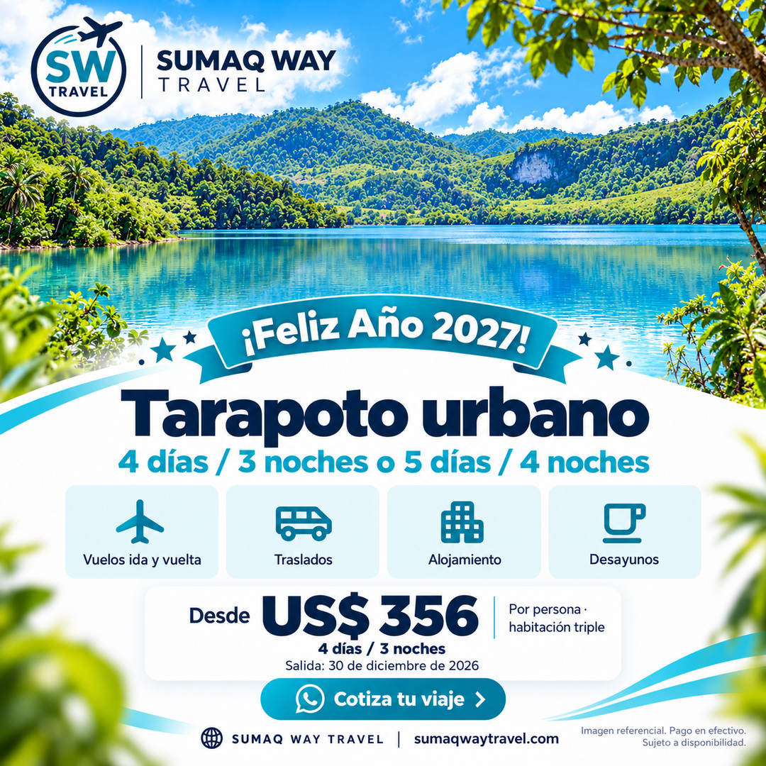 Tarapoto urbano ano nuevo 2027